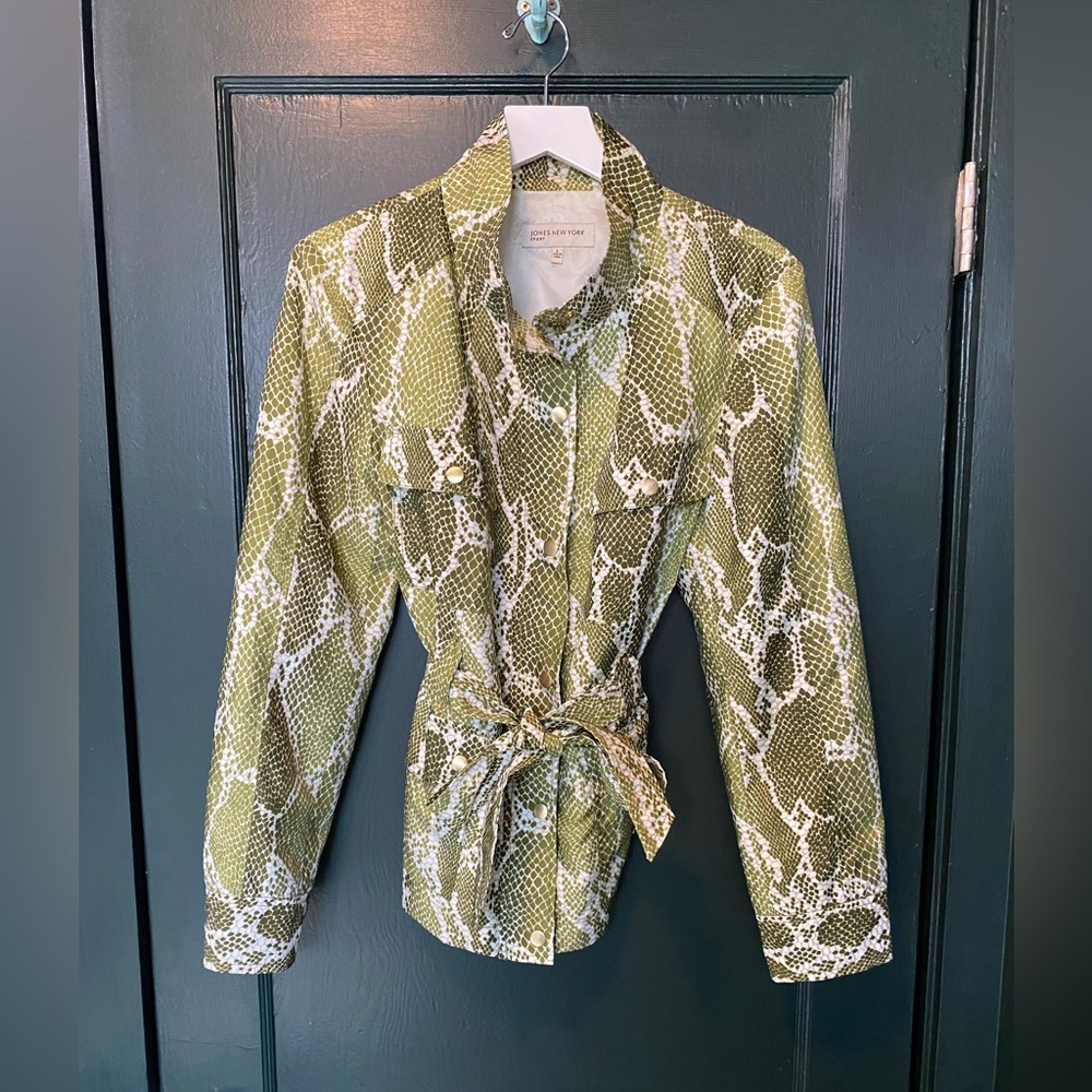 Jones New York Sport animal print jacket
